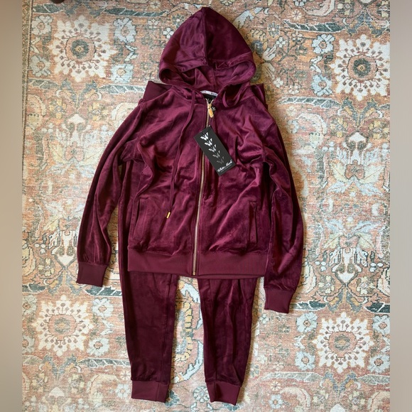 🌿 White Mark Velour Jogging Suit • NWT - Picture 5 of 15